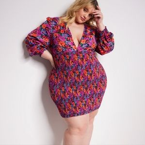 Daphne floral mini dress